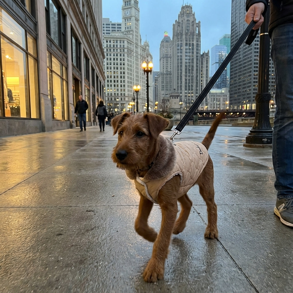 All-Weather Fur-Lined Dog Jacket