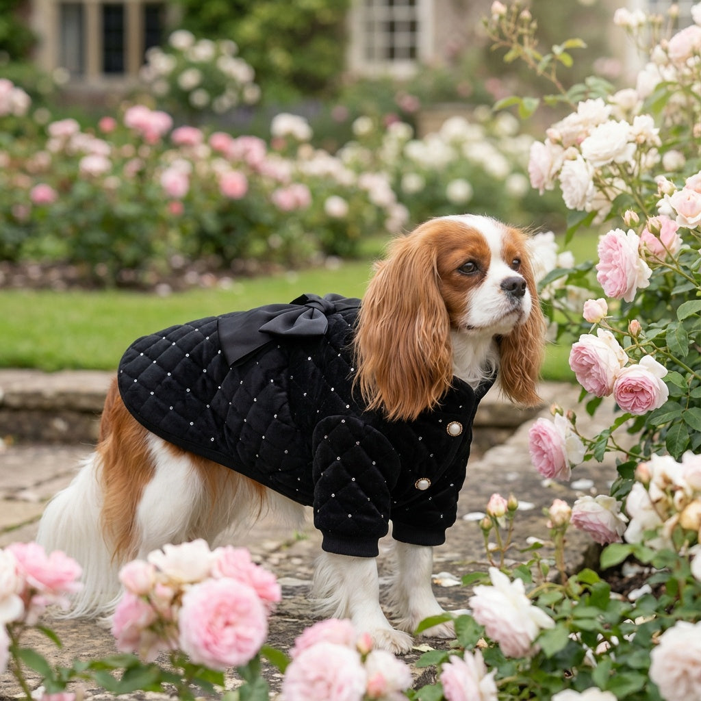 Beauty Bow Dog Winter Coat