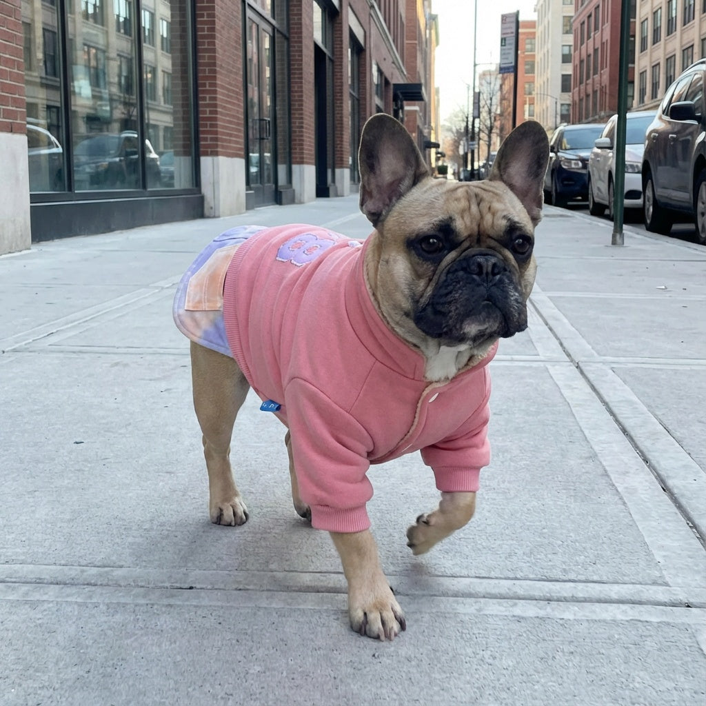 Number 28 Button Up Winter Dog Sweater