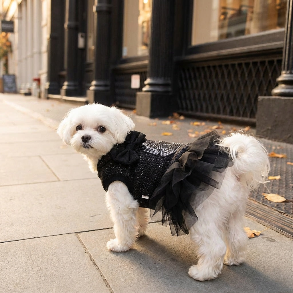 Number 5 Double Bow Tutu Dress