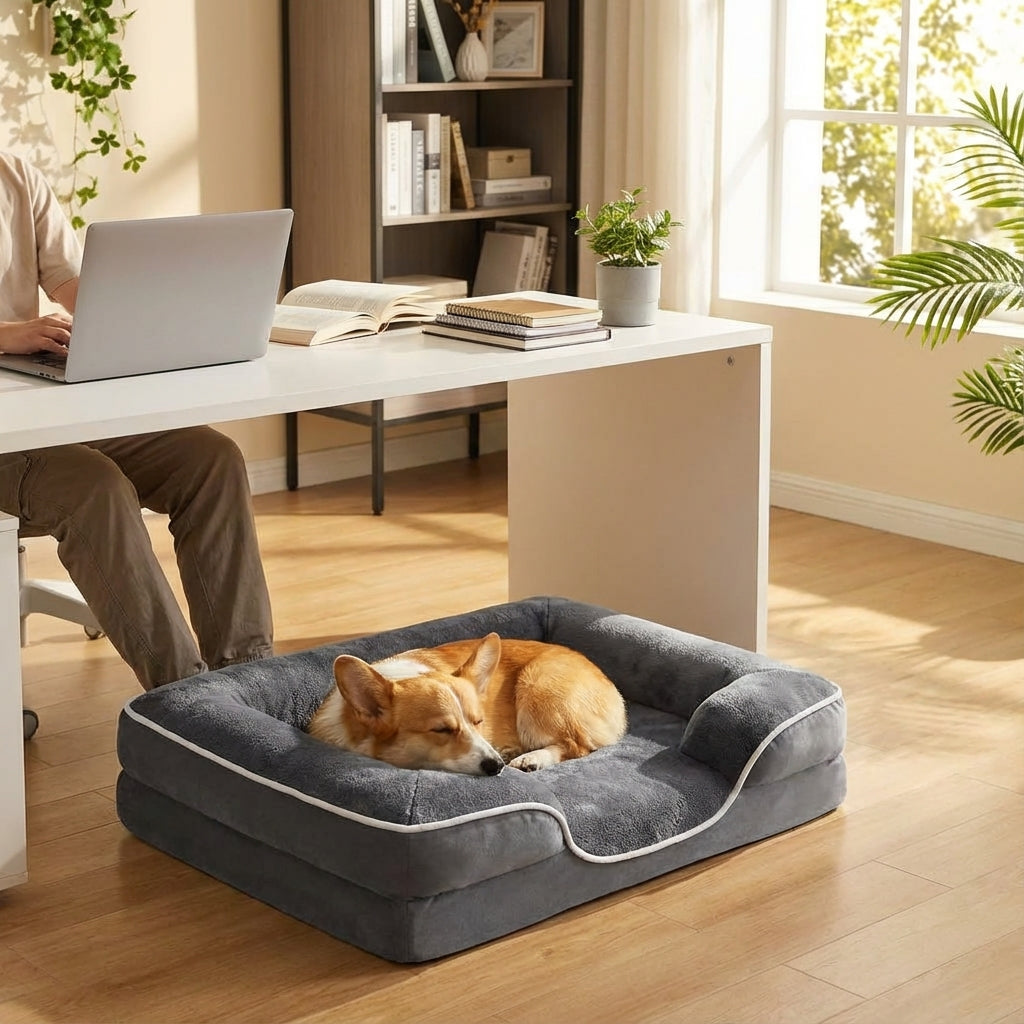 Premium Memory Foam Dog Bed