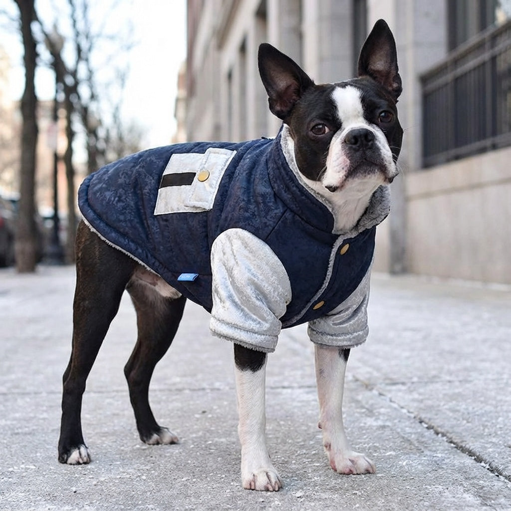 Chest Pocket Windproof Dog Coat