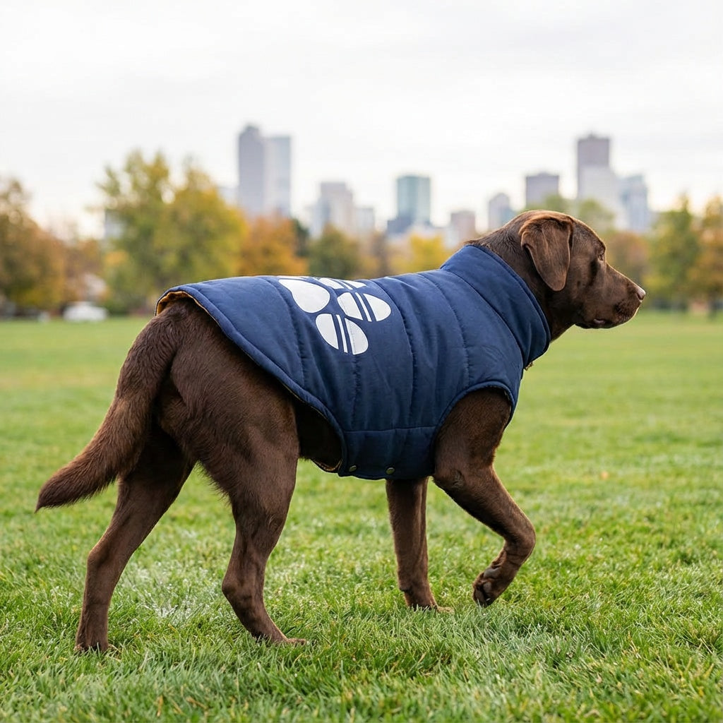 Reversible French Bulldog Down Jacket