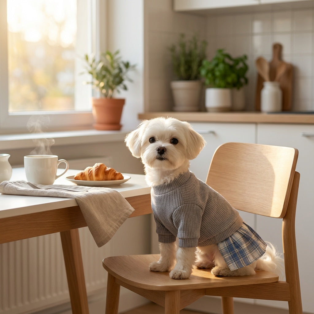 Cozy Plaid Dog Dress