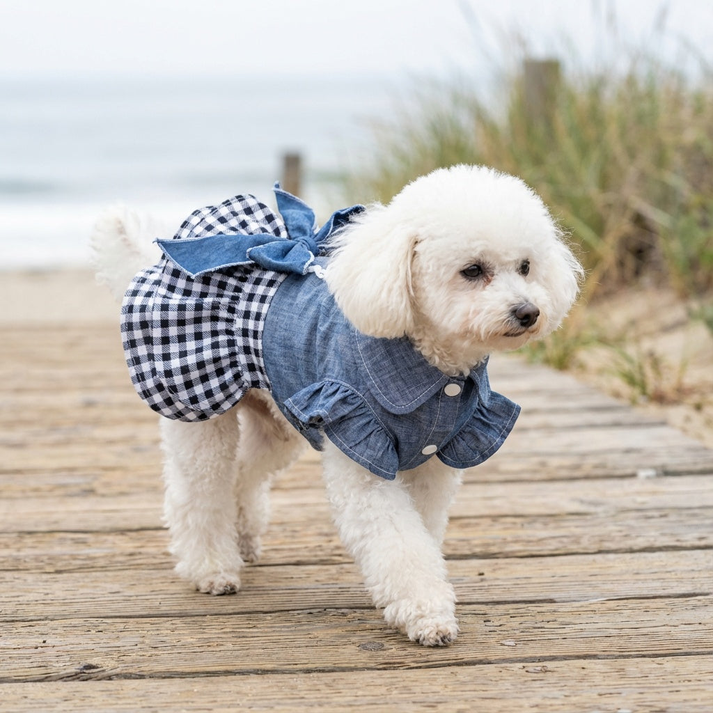 Princess Bow Skirt Teddy Dress