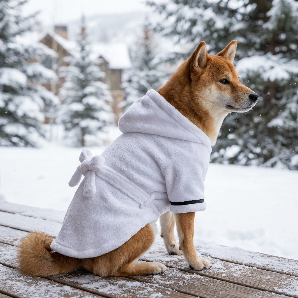 Super Absorbent Cotton Dog Robe
