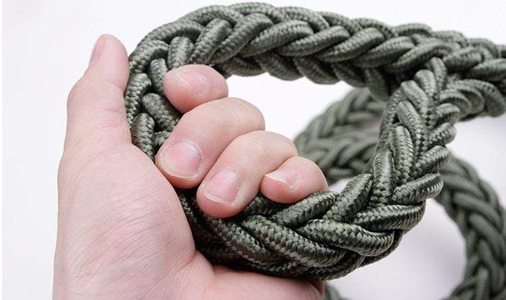 Dogs and Cats Boutique 10 Heavy Duty Metal Clasp Braided Dog Leash