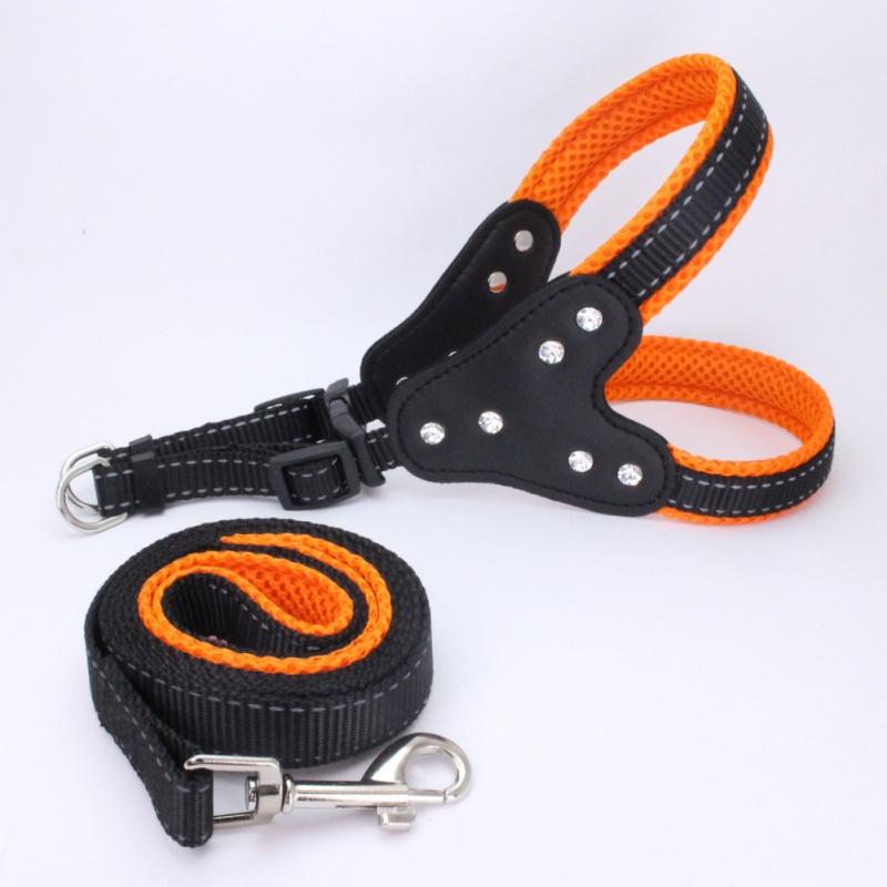 Dogs and Cats Boutique 11 Orange / S Dog Triangle Chest Strap