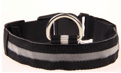 Dogs and Cats Boutique 12 Black / XS Rechargeable Flashing Light Collar for Dogs