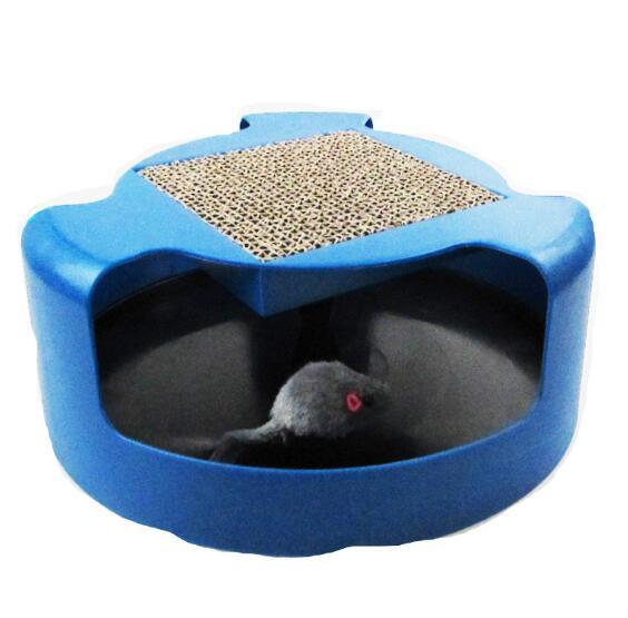 Dogs and Cats Boutique 15 Blue Interactive Running Mouse Cat Toy
