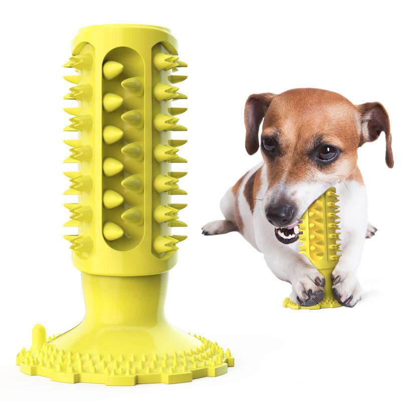 Dogs and Cats Boutique 15 Yellow Teeth Cleaning Dog Toothbrush