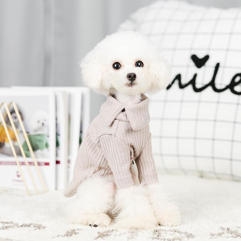 Dogs and Cats Boutique 3 Beige / XXL Less Is More Knitted Sweater