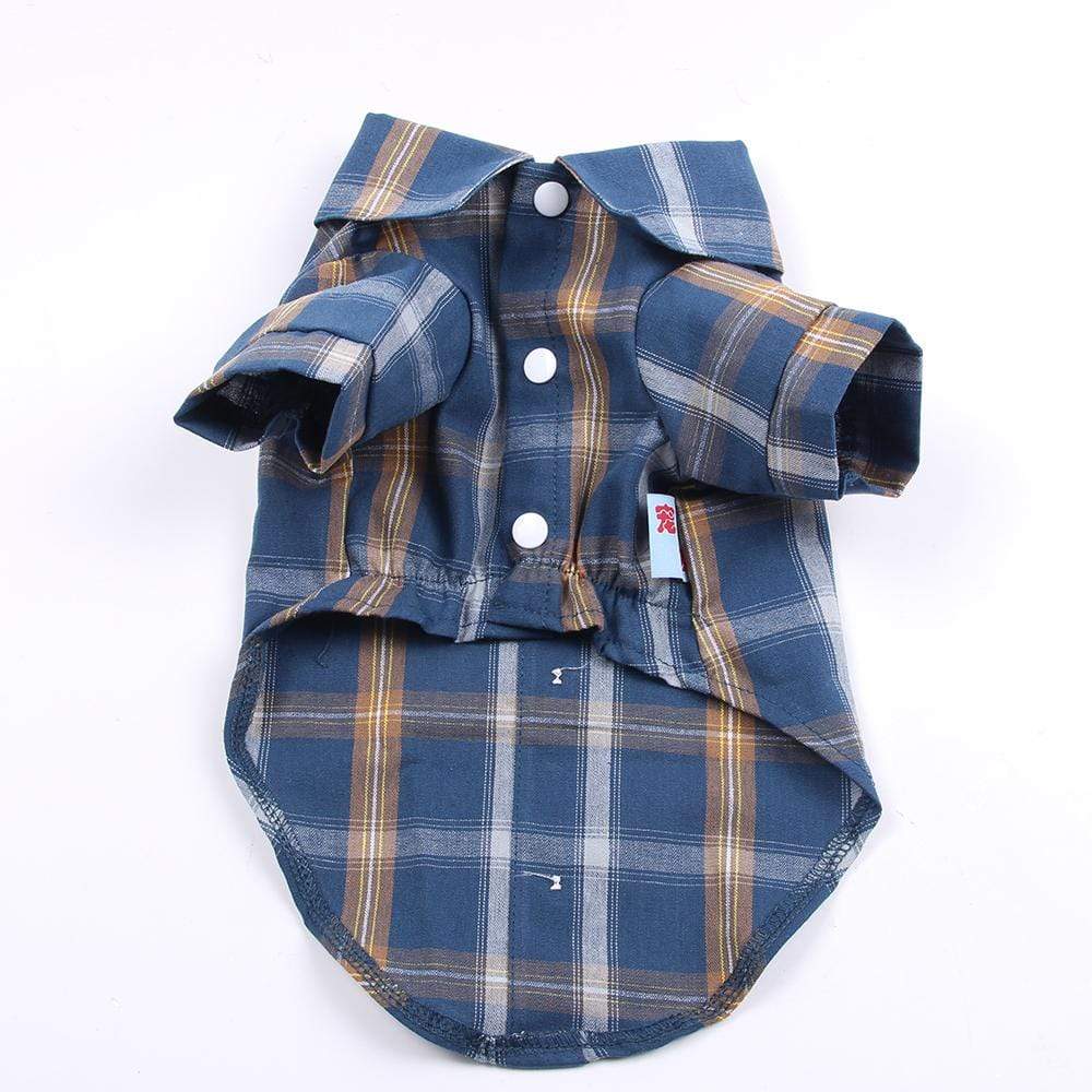 Dogs and Cats Boutique 3 Teddy Plaid Dog Shirt
