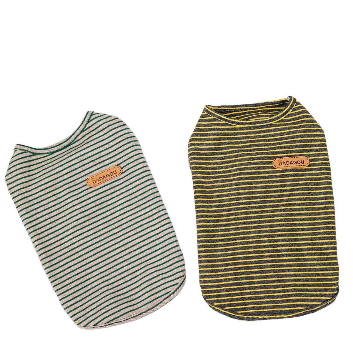 Dogs and Cats Boutique 3 Thin Trend Striped Dog Top