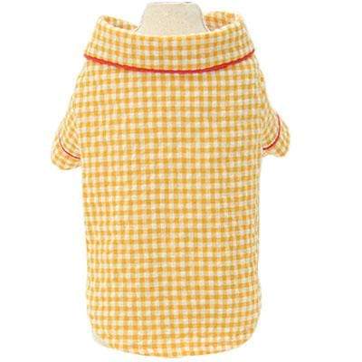 Dogs and Cats Boutique 3 Yellow / L Summer Plaid Dog Pajamas