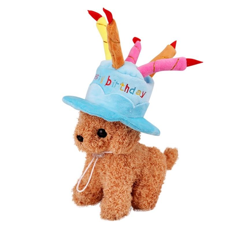 Dogs and Cats Boutique 3b Blue / One size Dog Birthday Cake Hat