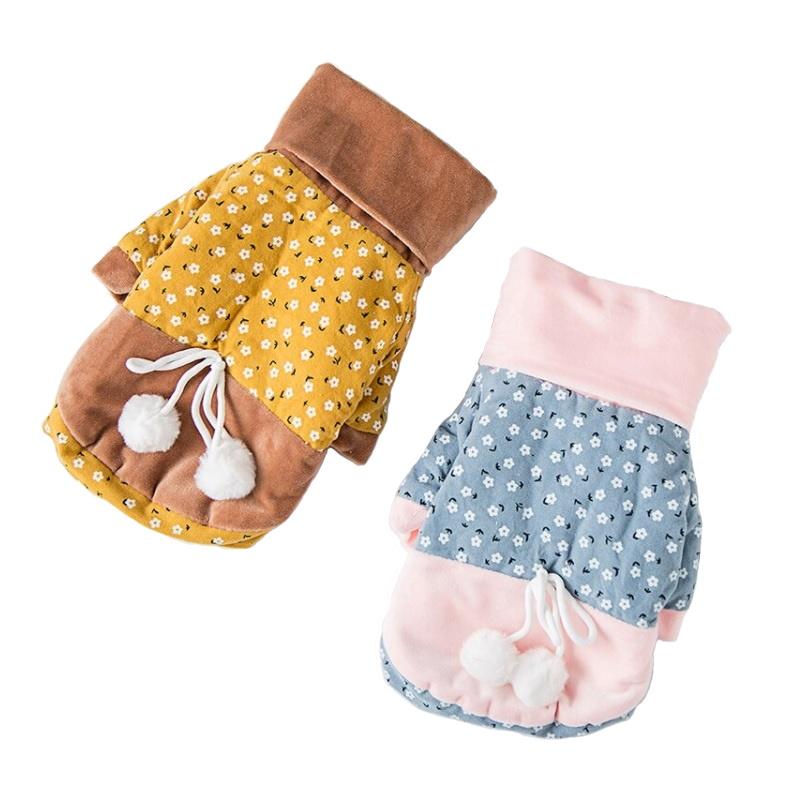 Dogs and Cats Boutique 5 Floral High Neck Dog Coat