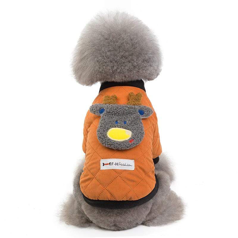 Dogs and Cats Boutique 5 Orange / S Furry Dog Winter Padded Jacket