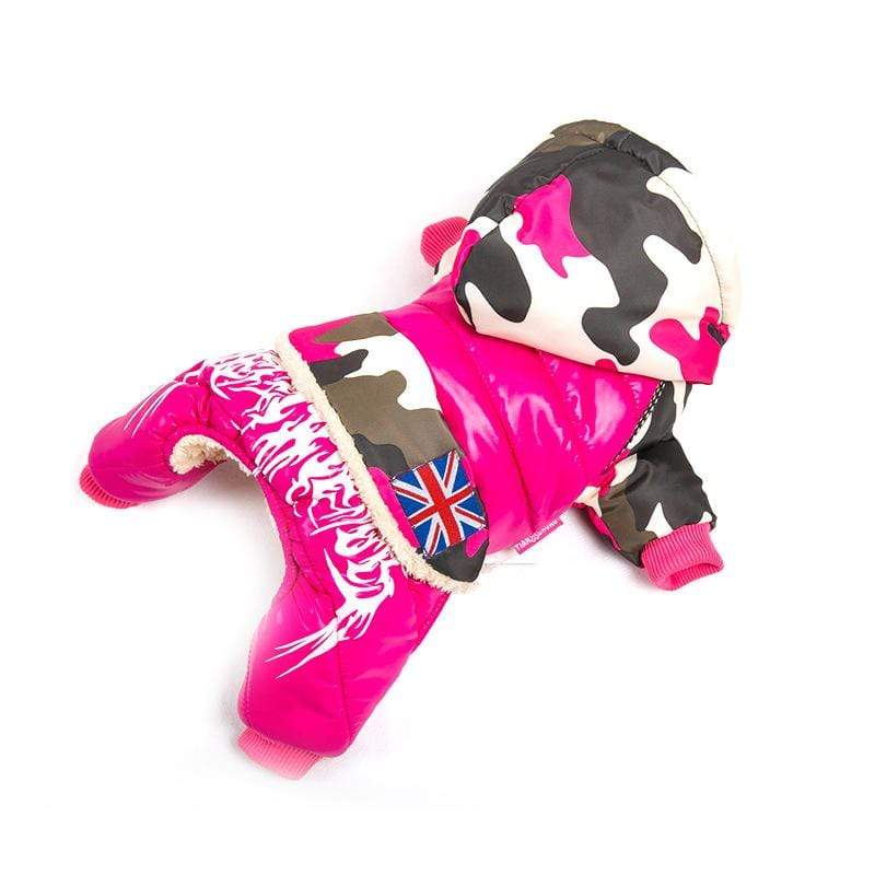 Dogs and Cats Boutique 5 Pink / XL Padded Full Body Dog Coat