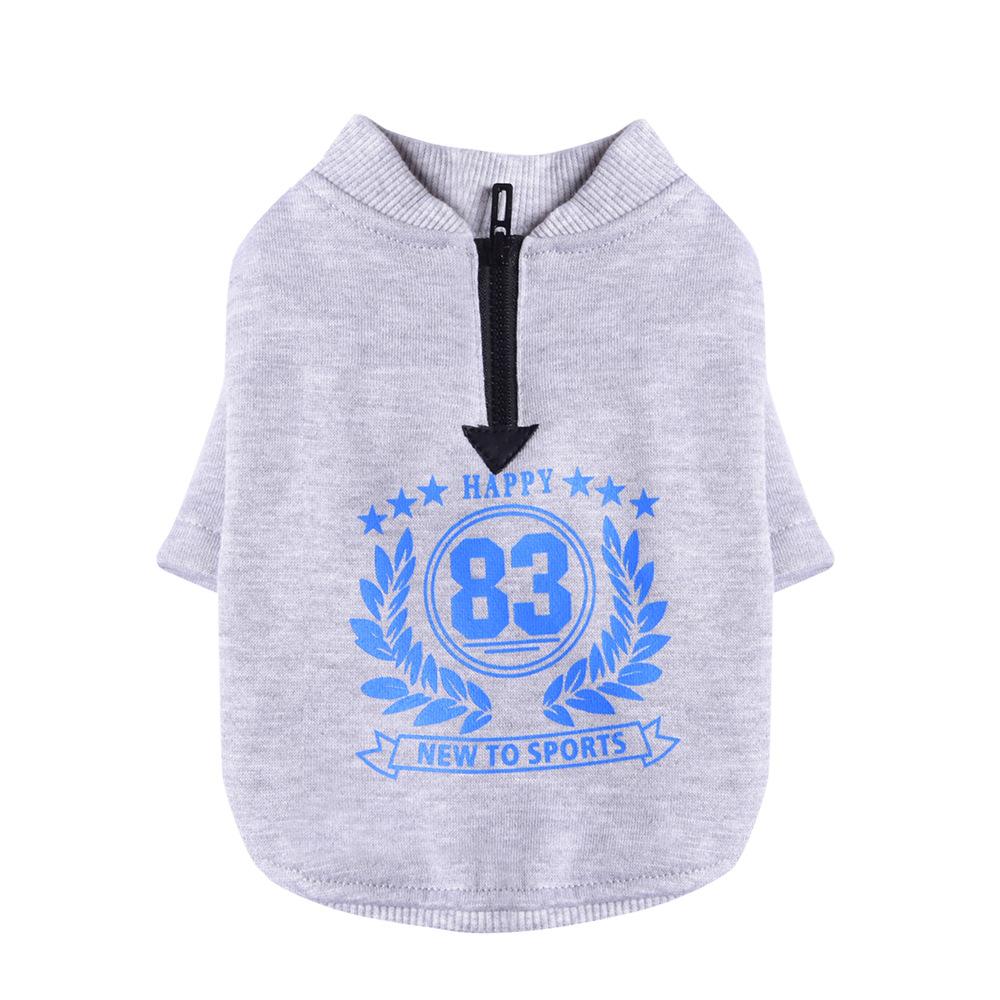 Dogs and Cats Boutique 6 Hemp grey / S New To Sports Dot Sweatshirt