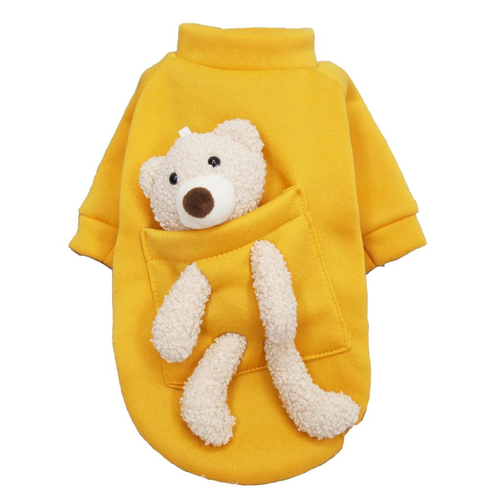 Dogs and Cats Boutique 6 Yellow / XS My Teddy Bear Small Dog Sweater