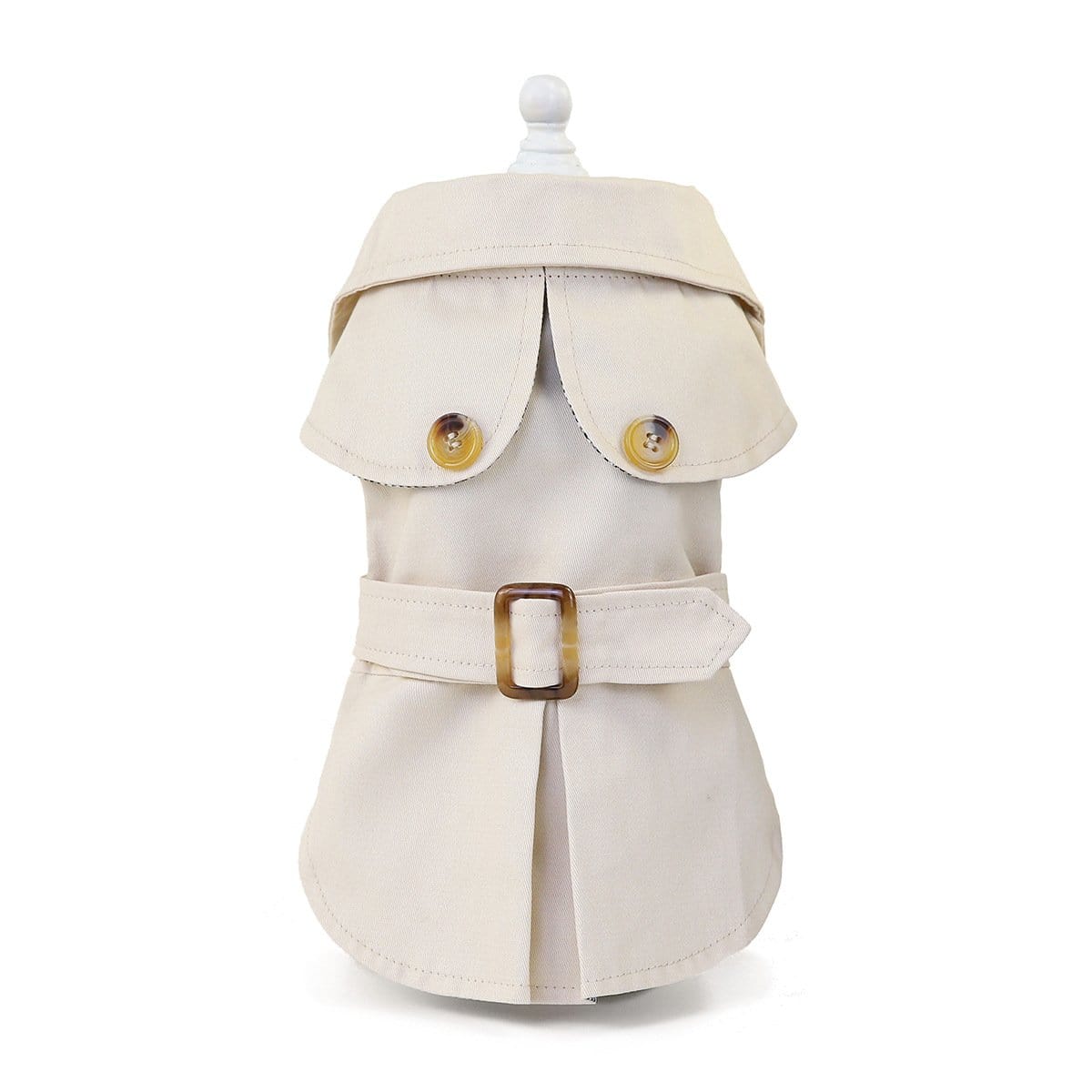 Dogs and Cats Boutique fall-winter-coats Button Belted Dog Coat