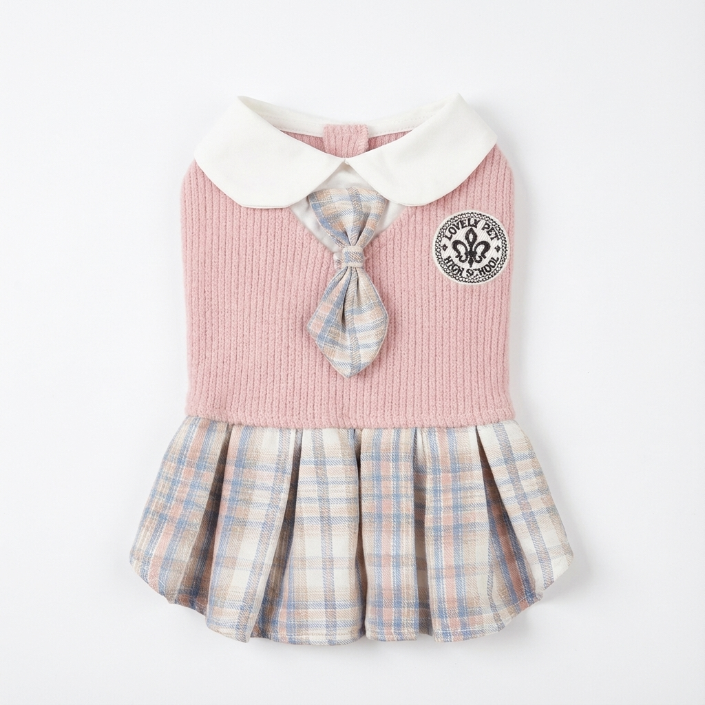 Plaid Chic Pet Skirt