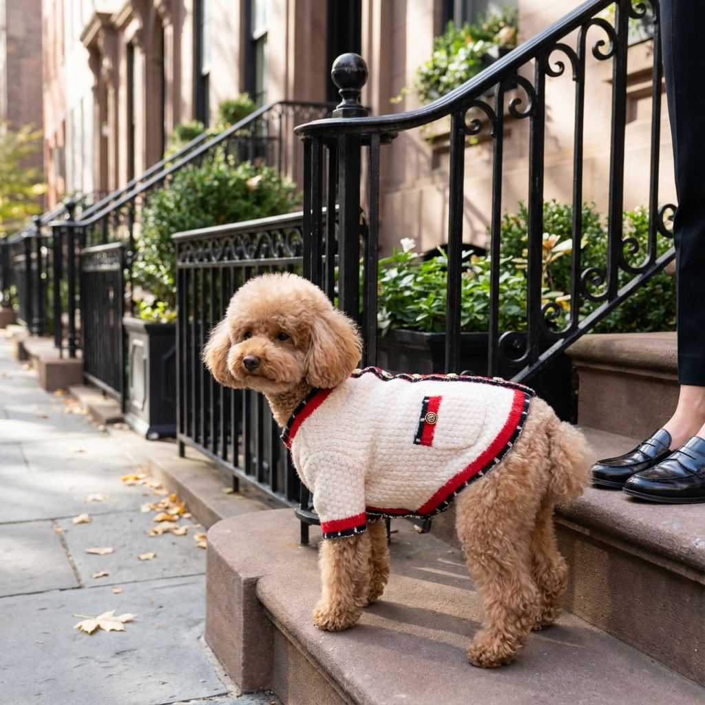 Luxury Knit Dog Cardigan