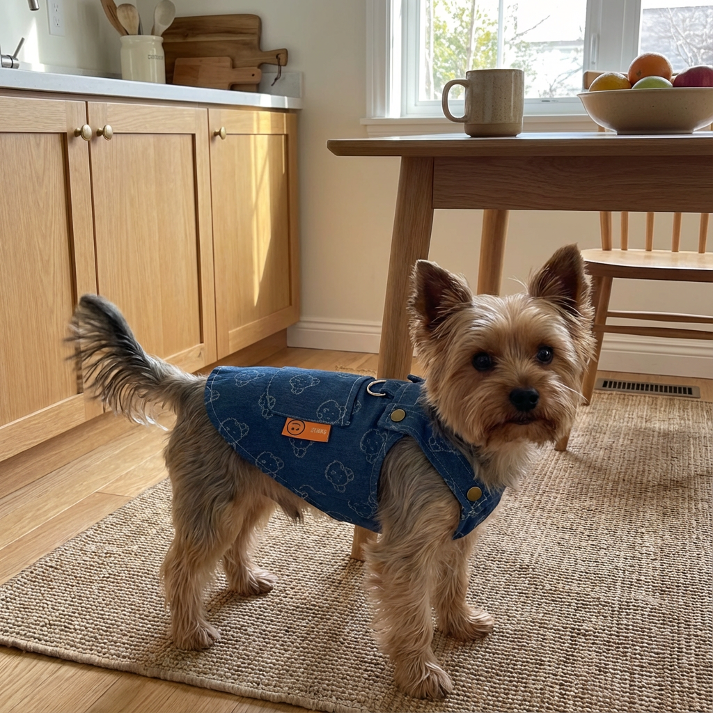 Denim Princess Dog Dress