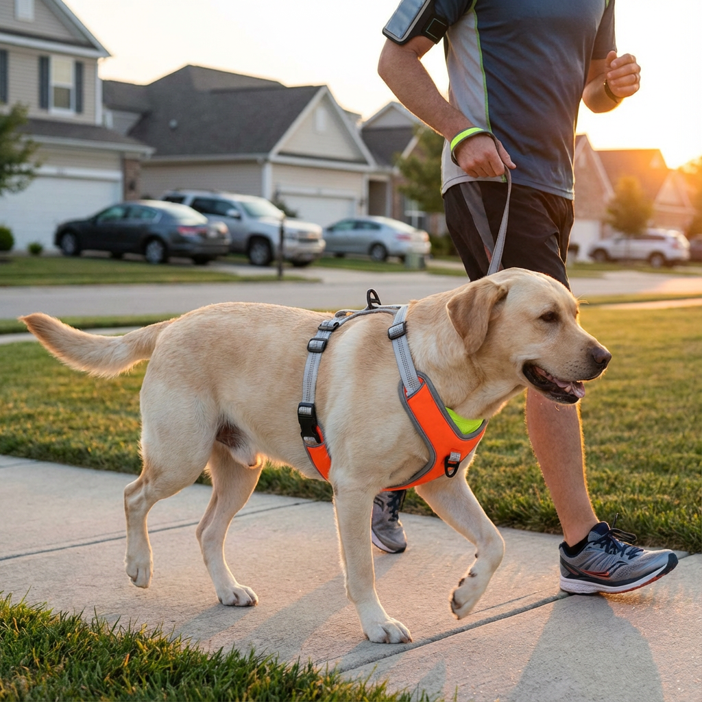 LumiGuard Reflective Dog Harness
