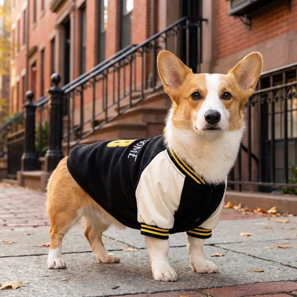 Number 8 Sporty Dog Hoodie