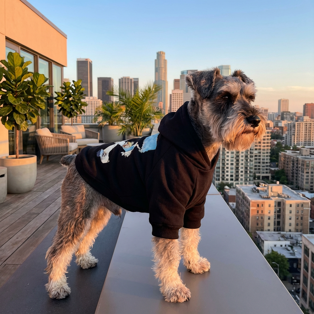 Sporty Winter Dog Hoodie
