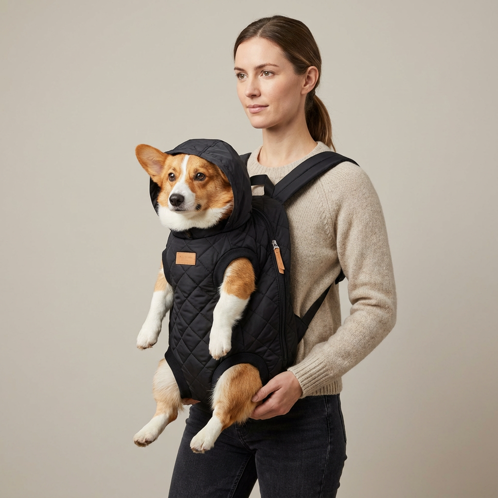 SnugglePack Pet Backpack Carrier with Hidden Hood