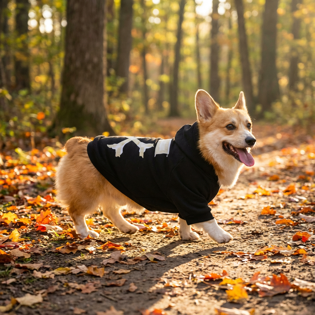 Sporty Winter Dog Hoodie