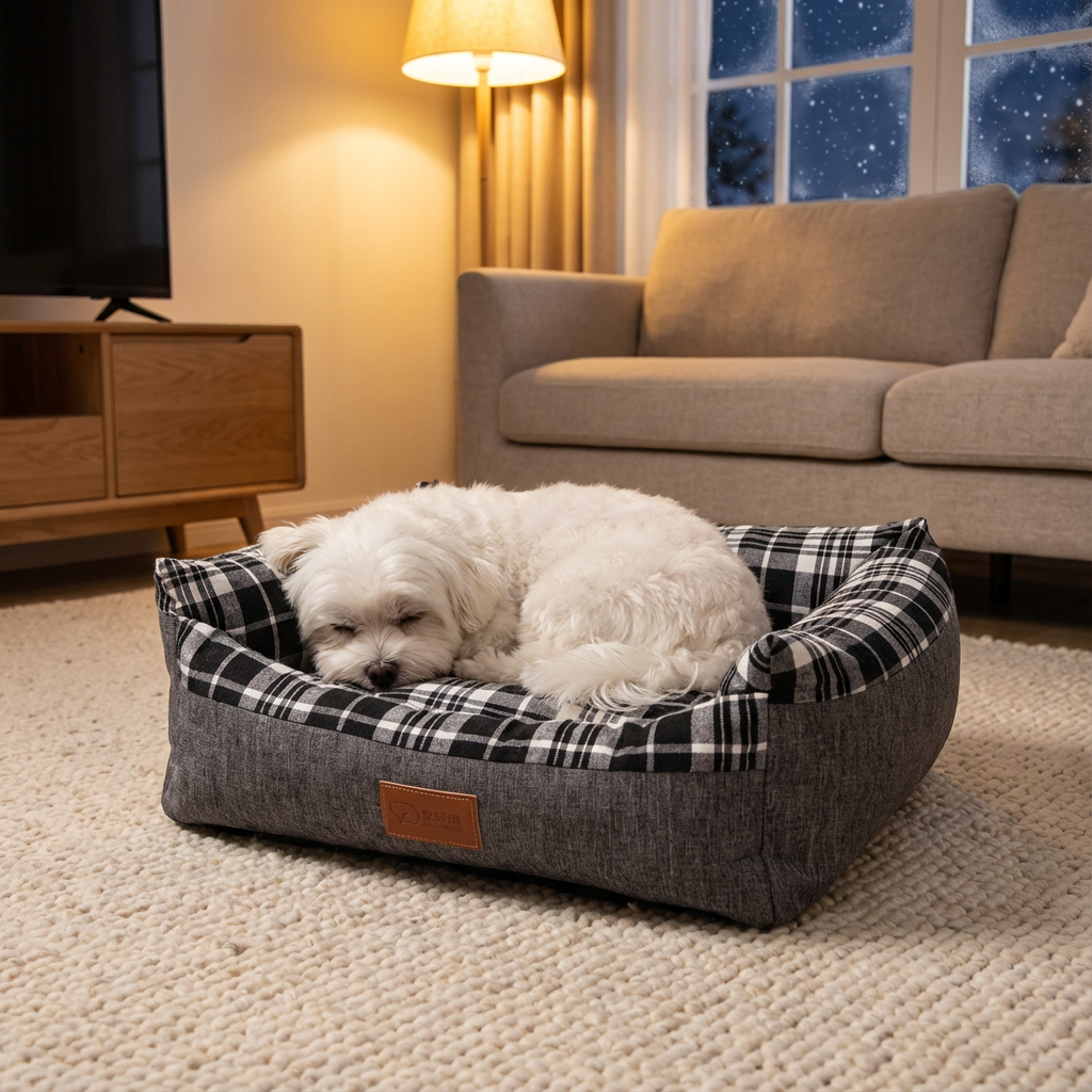 PlaidPaws Pet Bed Lounger