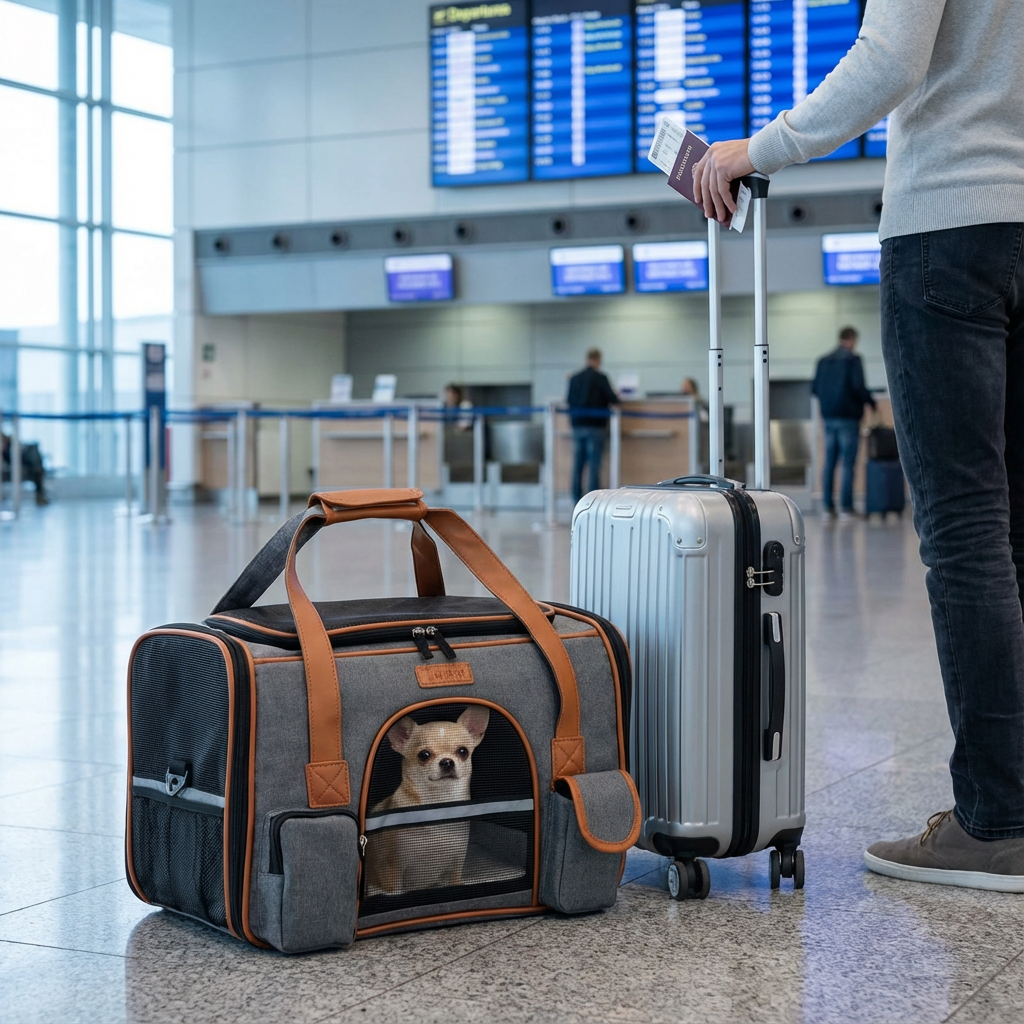 JetSet Paws Luxury Travel Pet Carrier & Car Seat