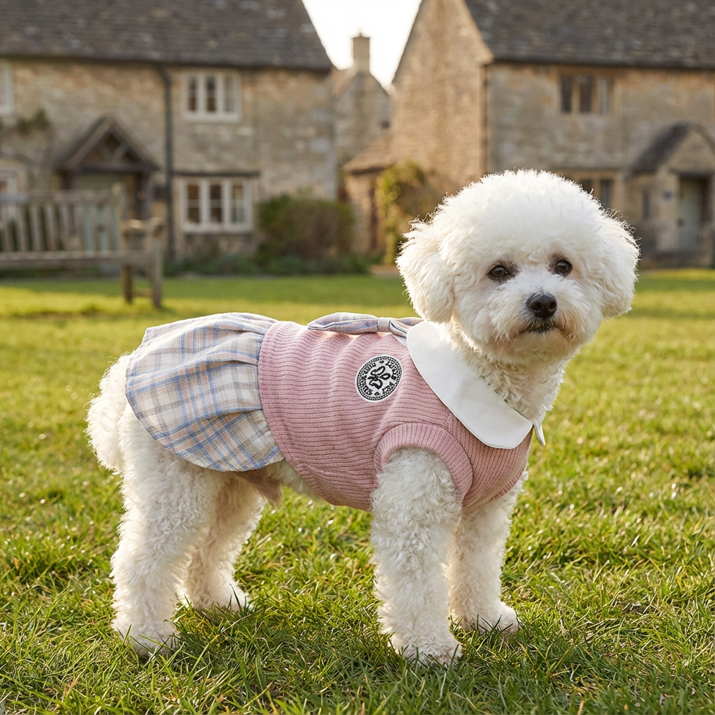 Plaid Chic Pet Skirt