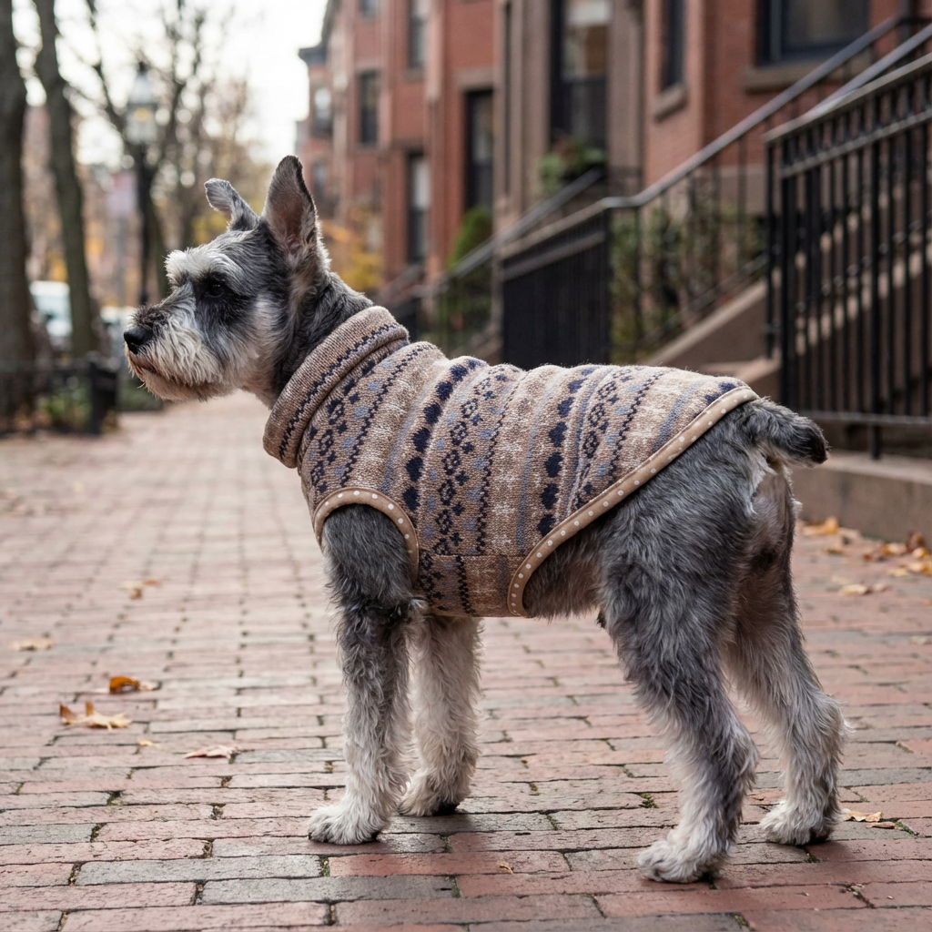 Double-Sided Casual Polka-dot Knitted Dog Vest