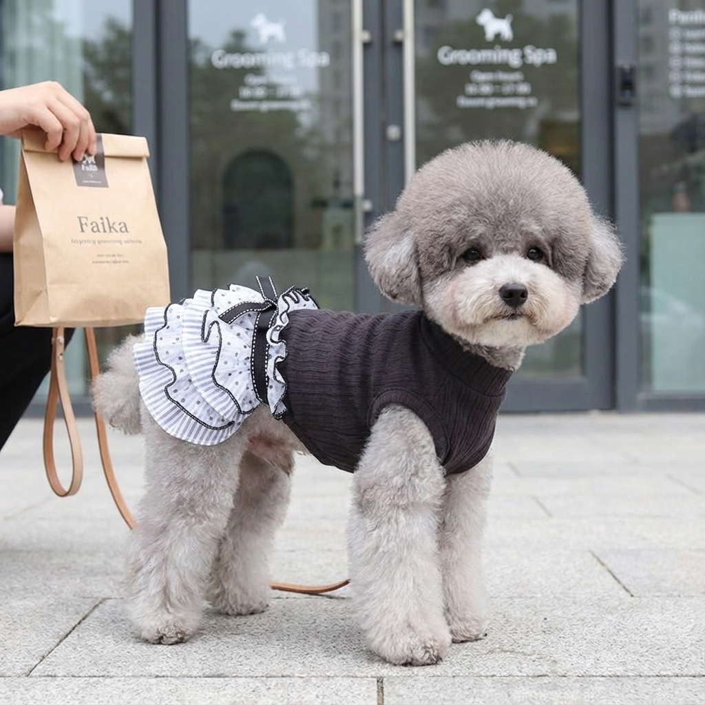 Polka Dot Puppy Dress