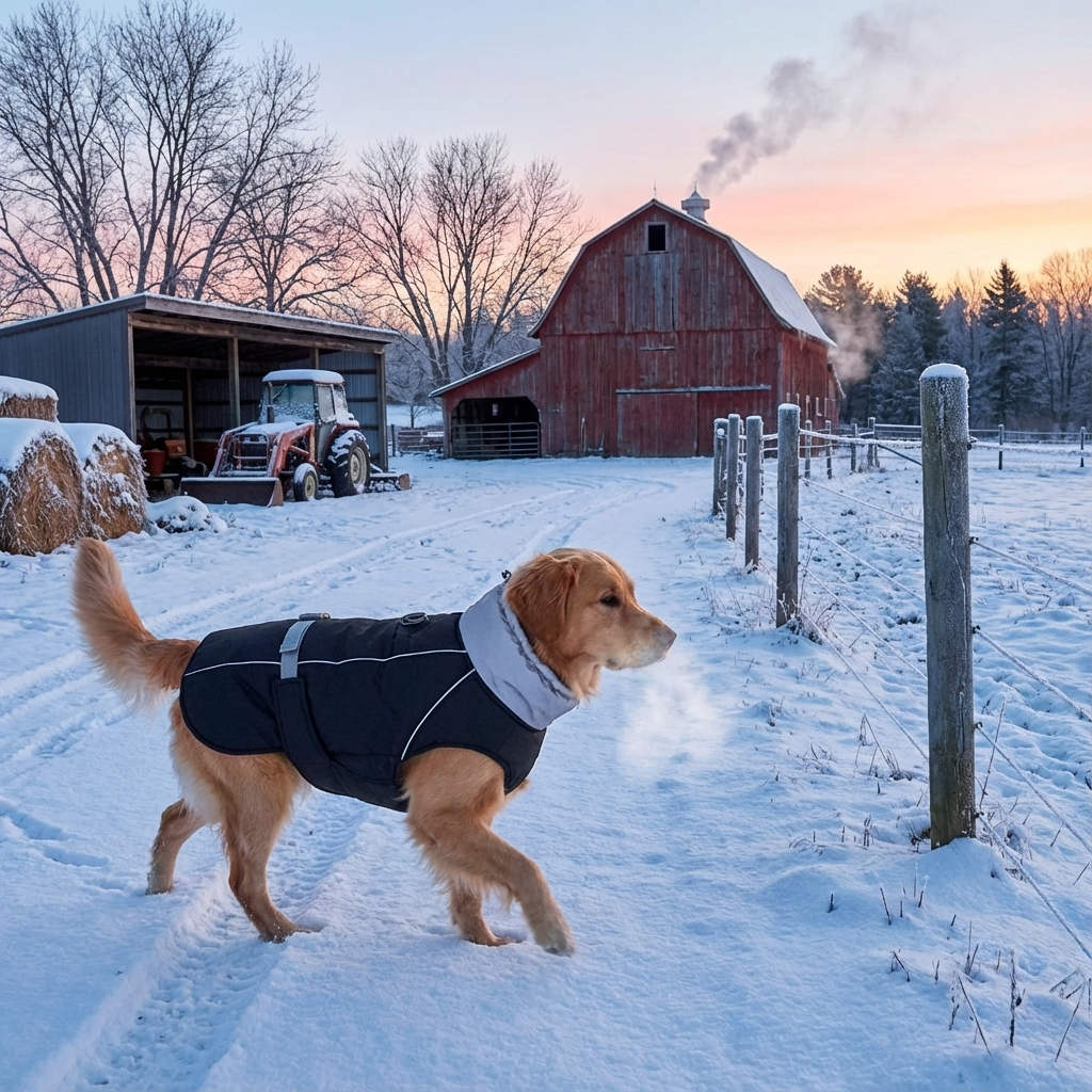 Arctic Guardian Waterproof Reflective Winter Dog Vest