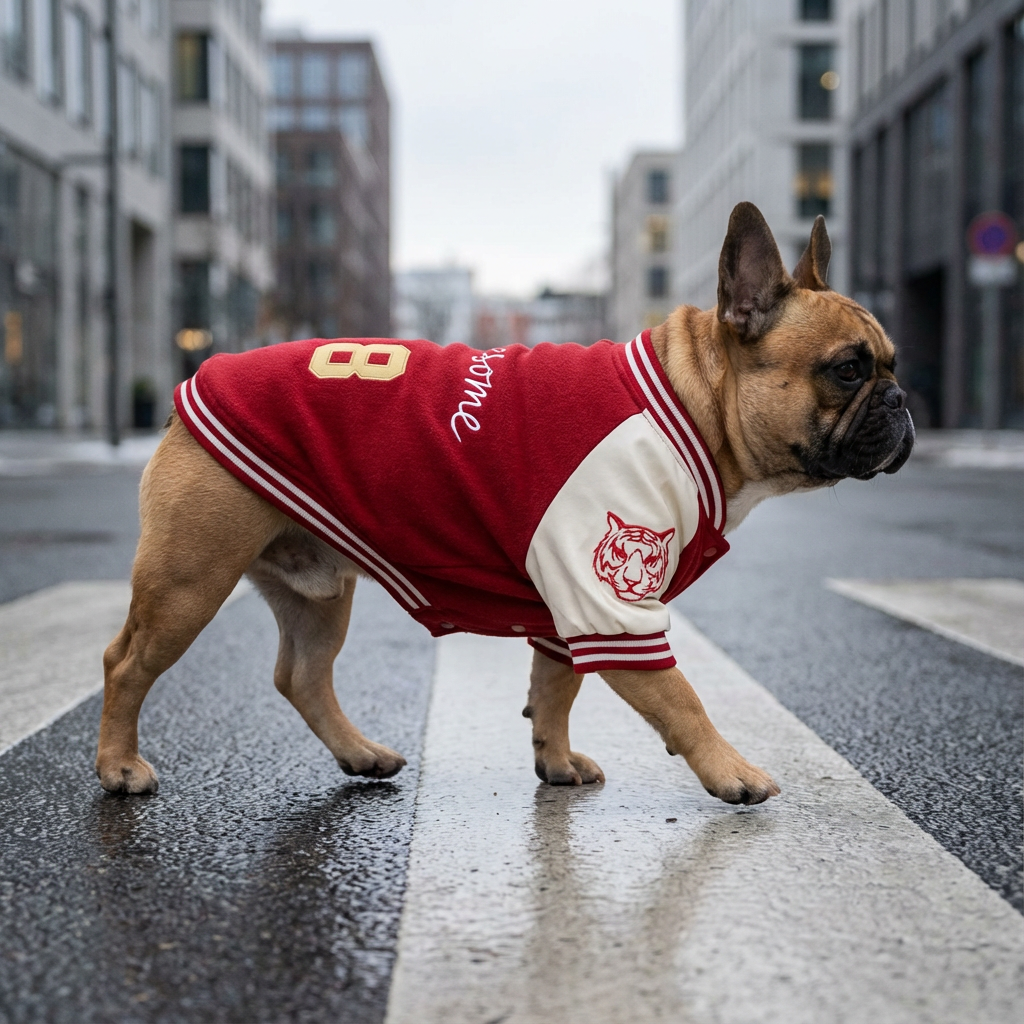 Number 8 Sporty Dog Hoodie