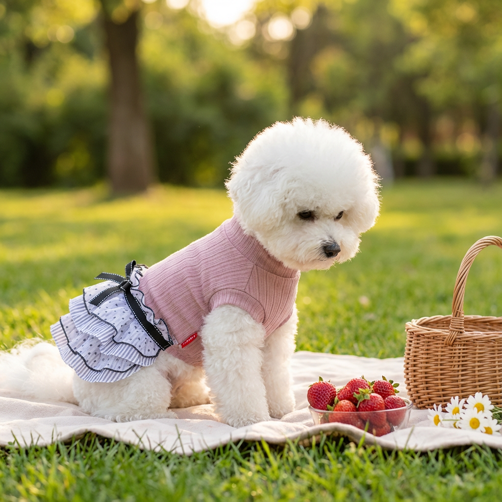 Polka Dot Puppy Dress