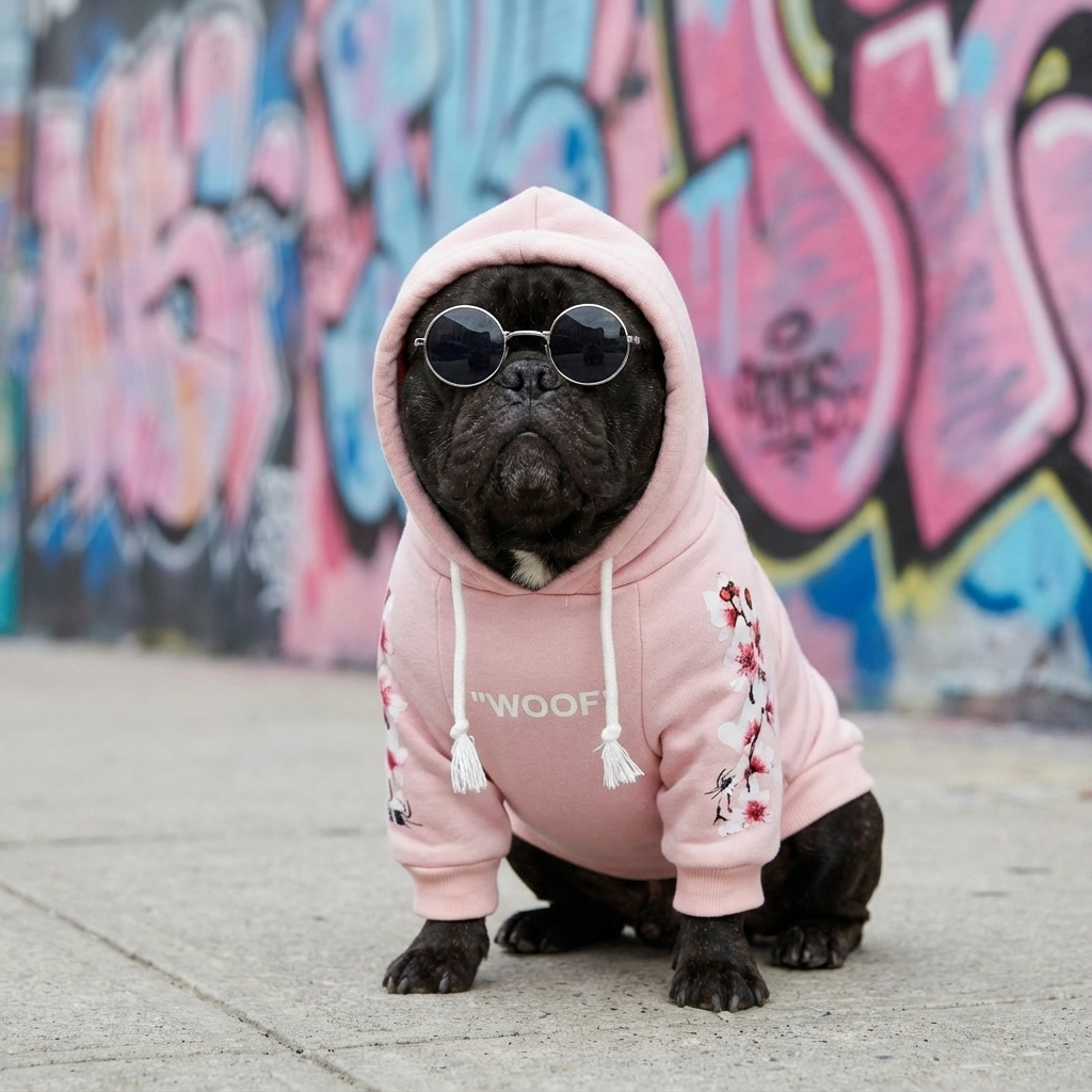 Sporty Winter Dog Hoodie