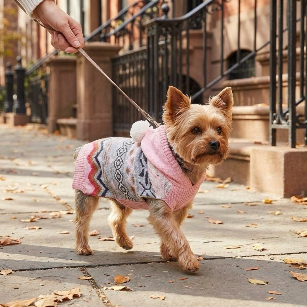 Classic Diamond Pet Sweater
