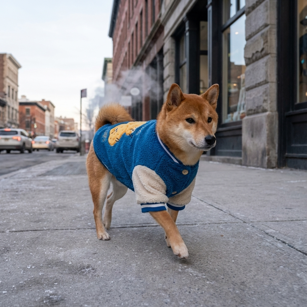 Warm Dog Baseball Jacket