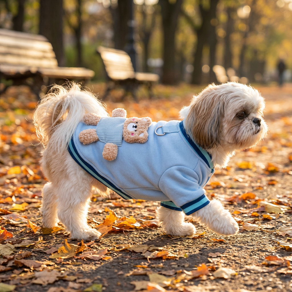 Plush Bear Pet Jacket