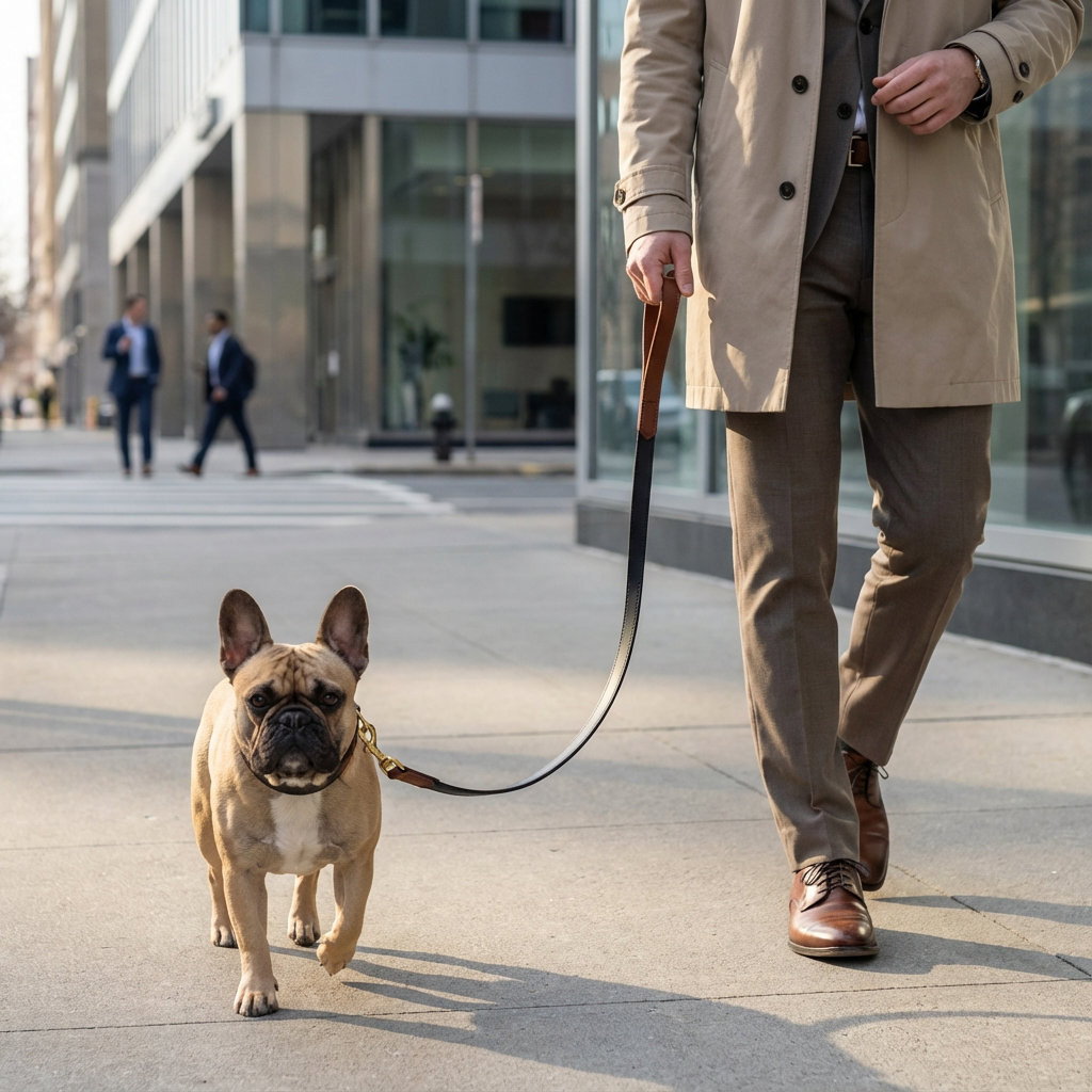 Genuine Leather Dog Leash - Strong & Durable