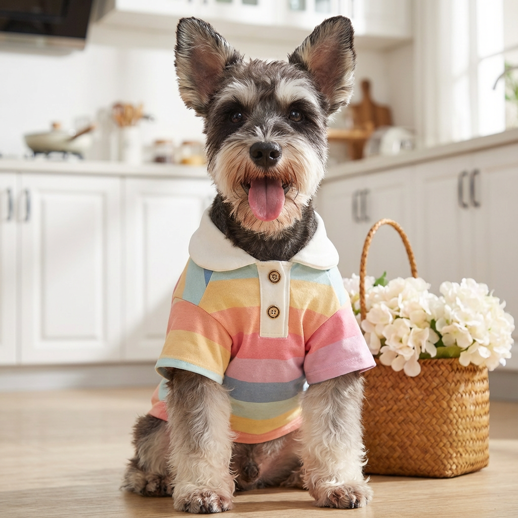 Sporty Stripe Pet Polo