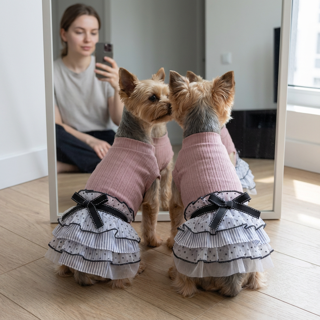 Polka Dot Puppy Dress