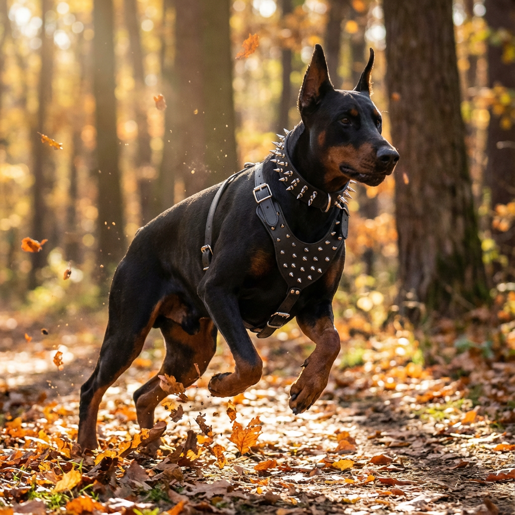 BoldGuard Spiked Dog Harness Set